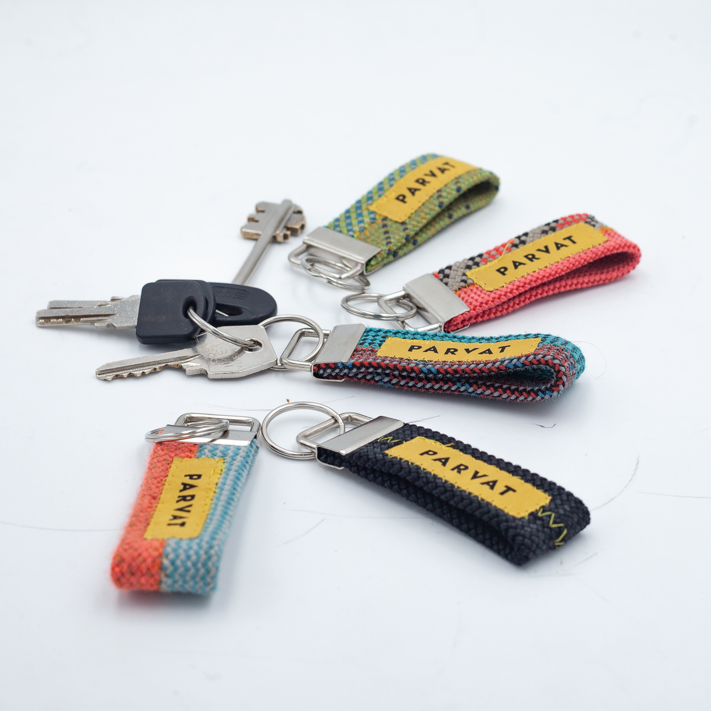 5 Packs Recycled Ropes Key-Chains #3