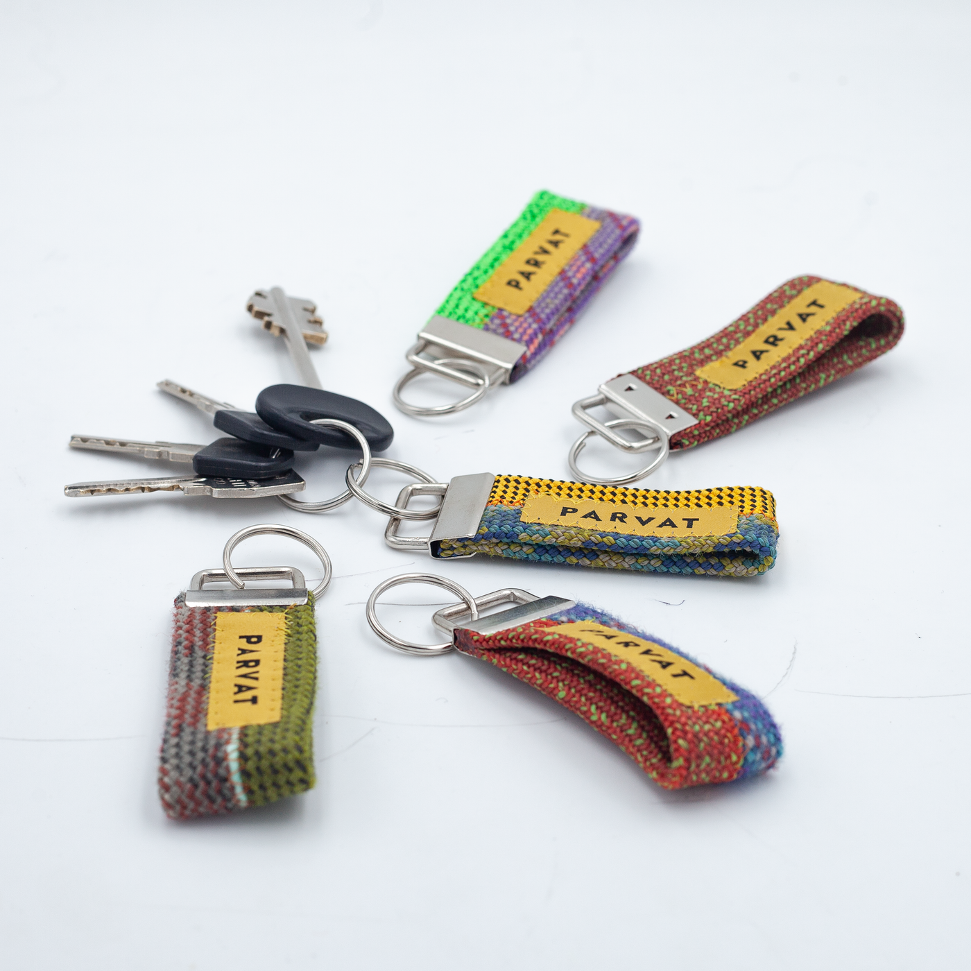 5 Packs Recycled Ropes Key-Chains #7