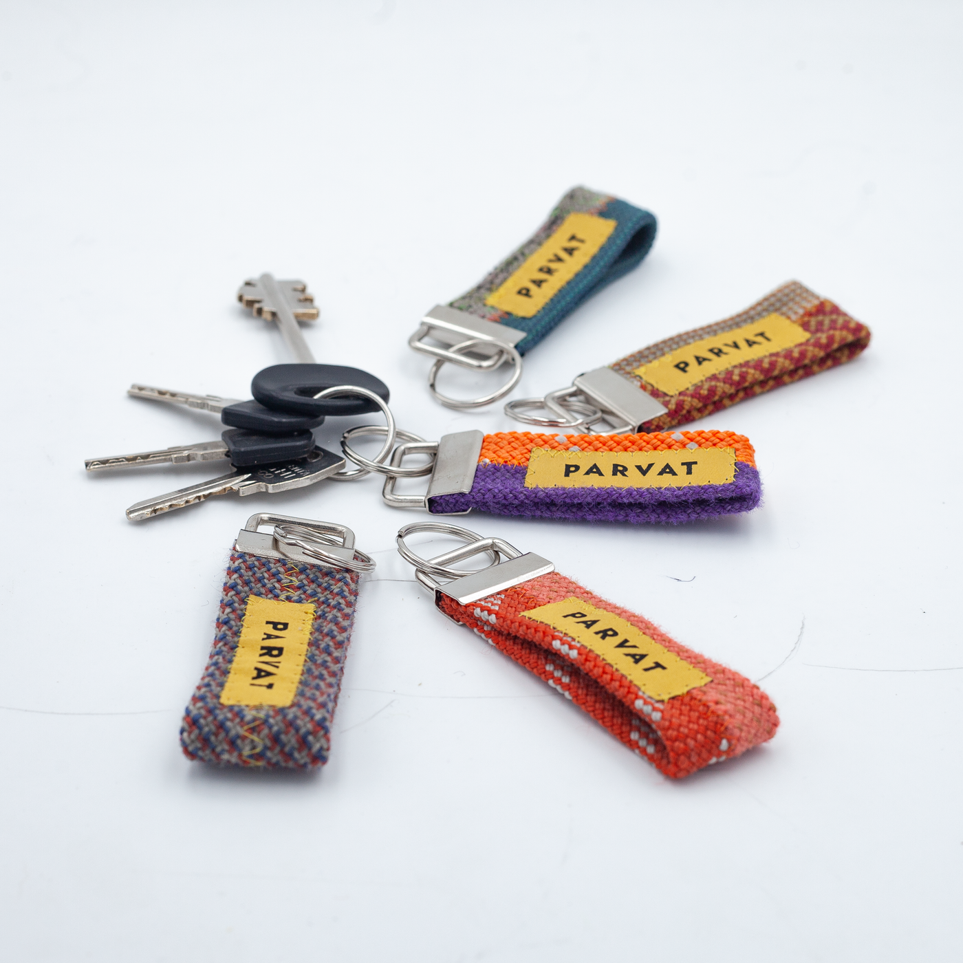 5 Packs Recycled Ropes Key-Chains #8