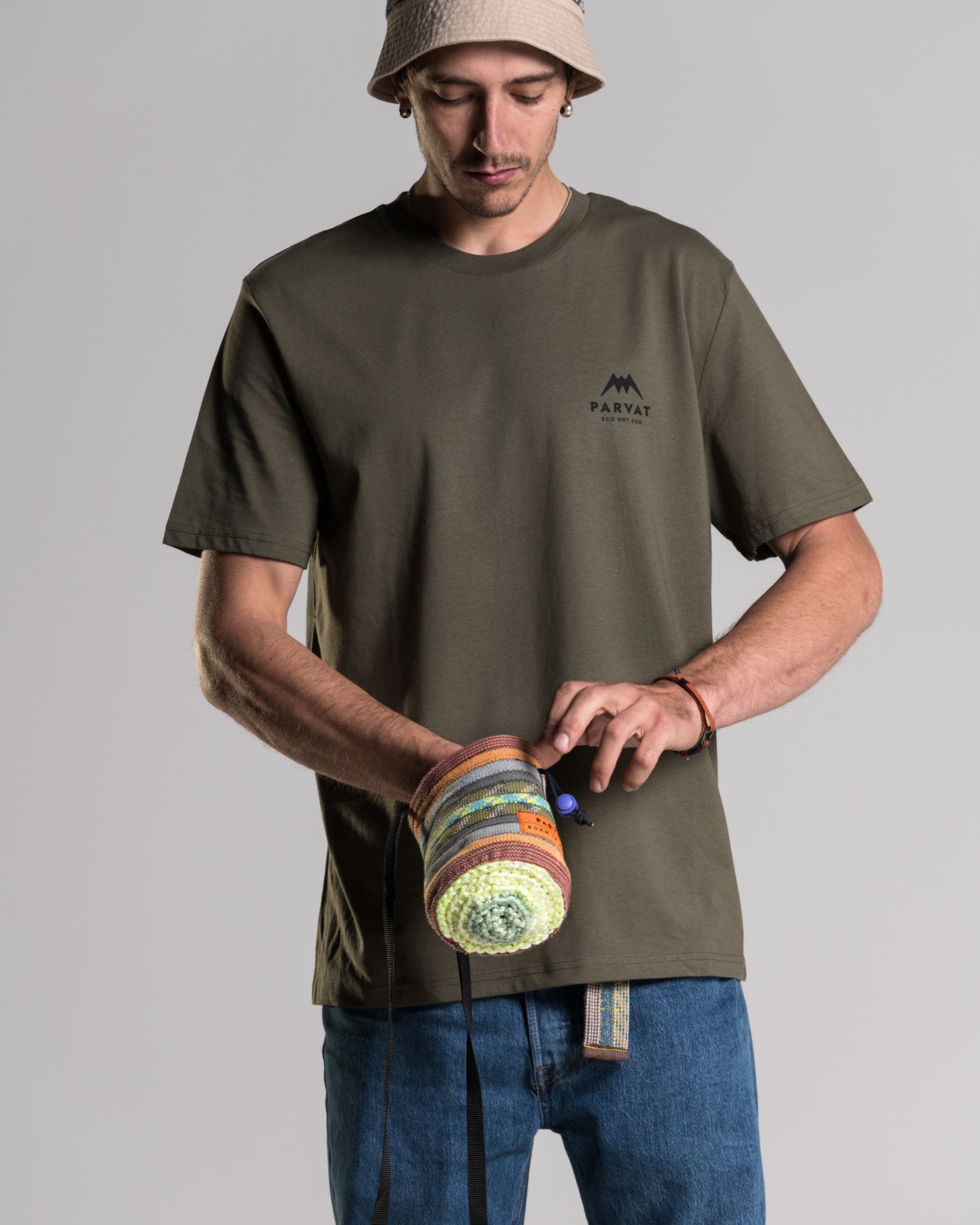 "Dimenticata" T-Shirt Khaki