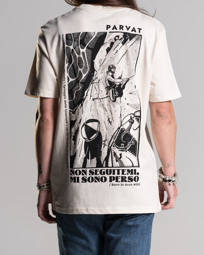 "Non seguitemi, mi sono perso" T-Shirt Natural Raw