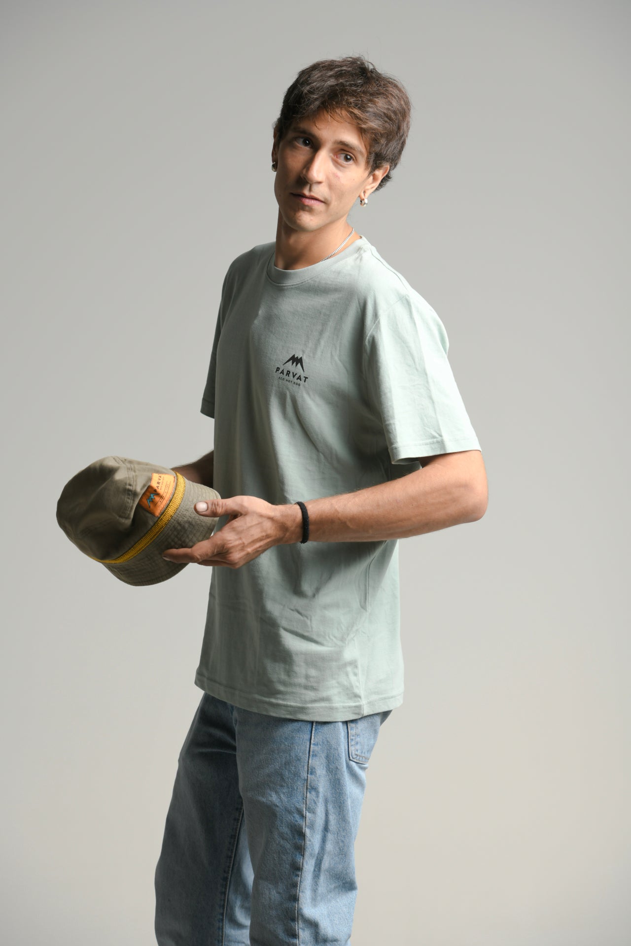 "Born In Arco" T-Shirt Aloe