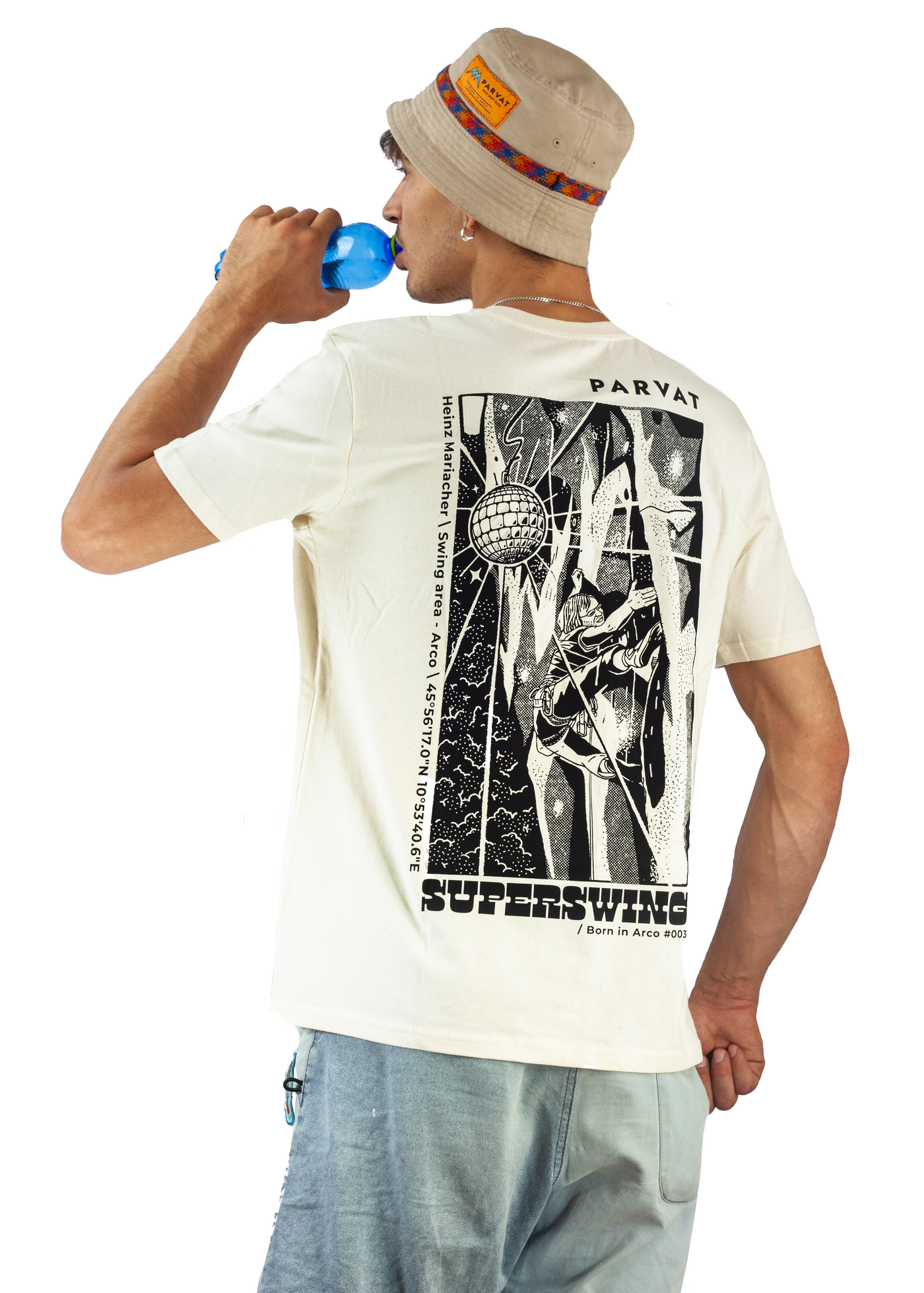 T-Shirt "SuperSwing" Natural Raw