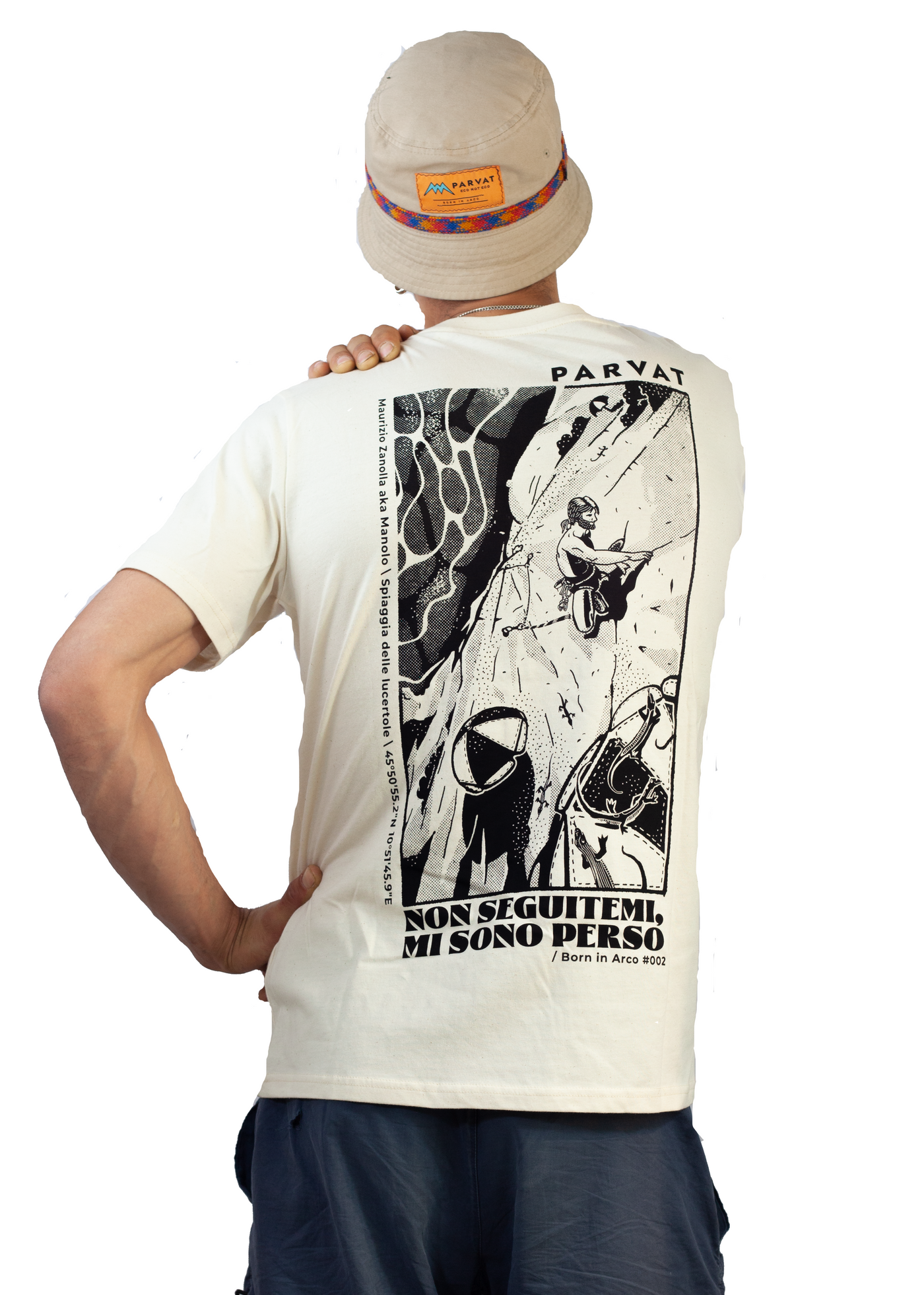 T-Shirt "Non Seguitemi Mi Sono Perso" Natural Raw