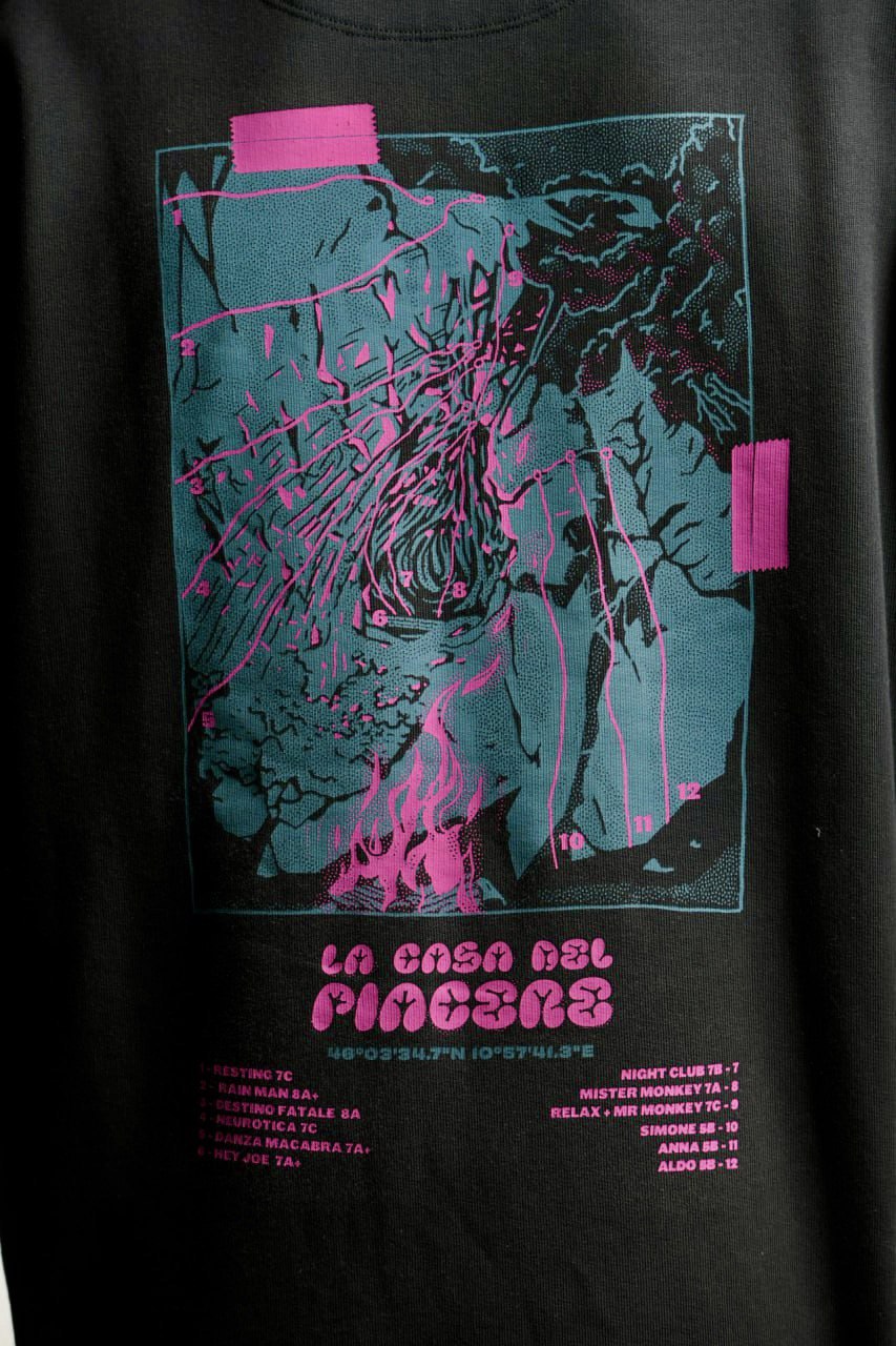 Black Hoodie "La casa del Piacere"